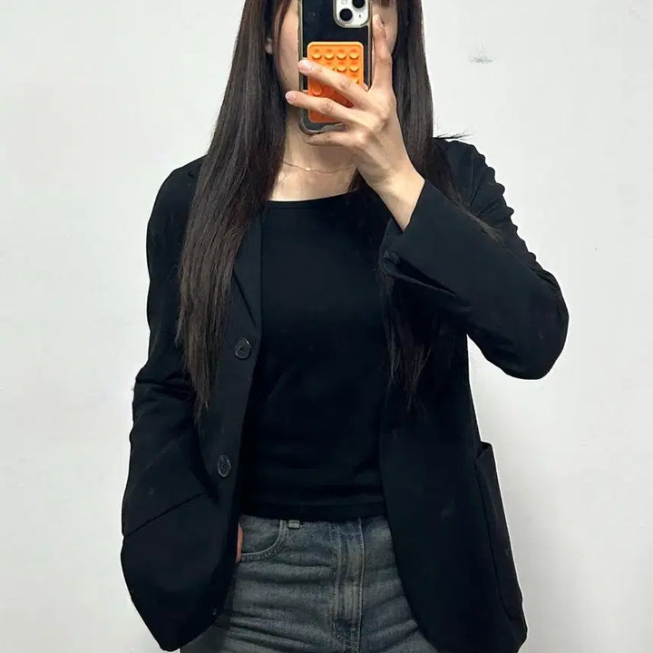 [BUNJANG] Jil Sander Two-Button Single Blazer Black / 질샌더 투버튼 싱글 블레이저 블랙