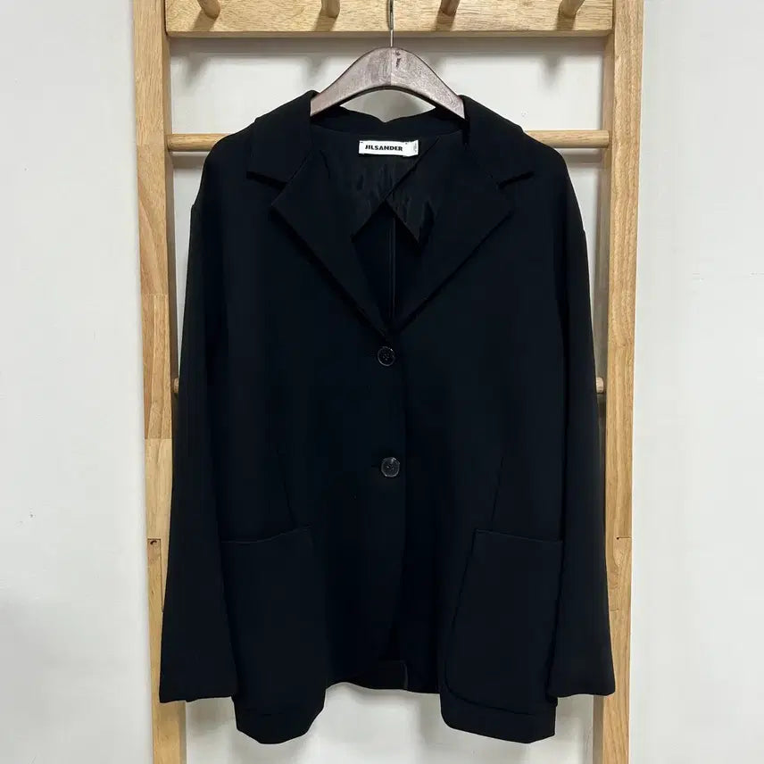 [BUNJANG] Jil Sander Two-Button Single Blazer Black / 질샌더 투버튼 싱글 블레이저 블랙