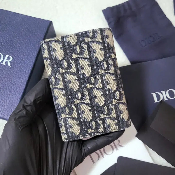[BUNJANG] Dior Oblique Organizer Card Wallet / [25년구매/풀구성] 디올 오블리크 오거나이저 카드지갑