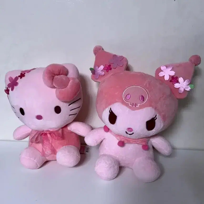 [SOLD OUT] [일괄] 산리오 벚꽃 인형 키티 쿠로미