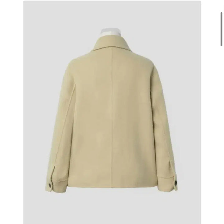 [BUNJANG] Beanpole Beige Wool Blend Handmade A-line Coat / 빈폴 베이지 울 블렌드 핸드메이드 A라인 코트