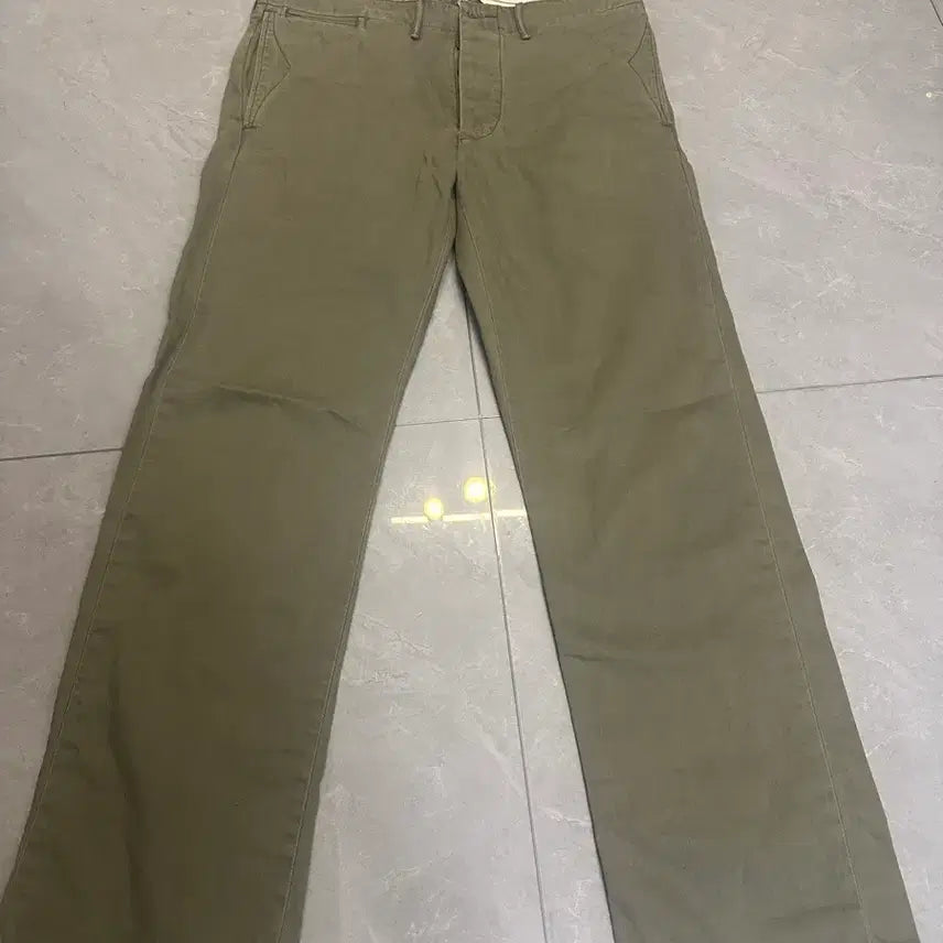 [SOLD OUT] Rrl 더블알엘 카키 팬츠 33