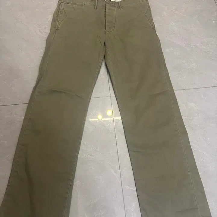 [SOLD OUT] Rrl 더블알엘 카키 팬츠 33