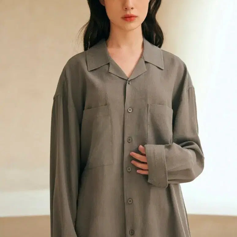 [BUNJANG] 다이아몬드레이라x아노블리어 린넨 셔츠L / 다이아몬드레이라x아노블리어 린넨 셔츠L