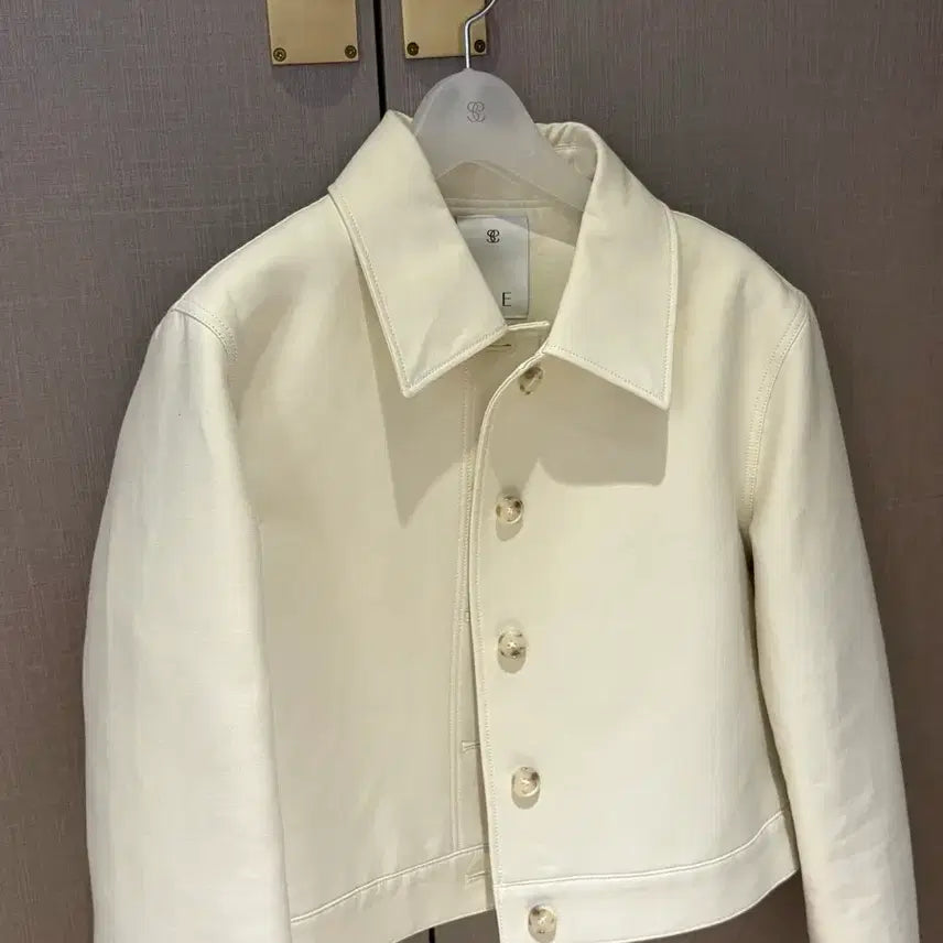[SOLD OUT] SIE 시에 레너 스티치 크롭 자켓 1 (크림)