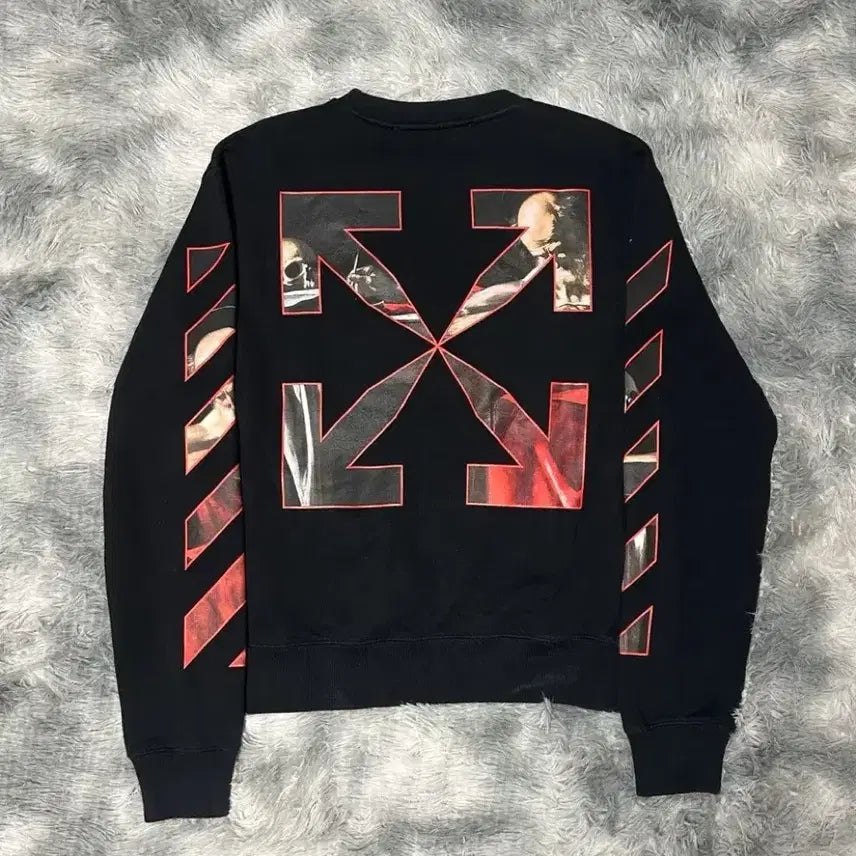 [SOLD OUT] [L size] 오프화이트 카라바조 맨투맨