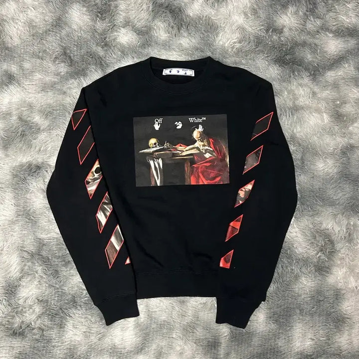 [SOLD OUT] [L size] 오프화이트 카라바조 맨투맨