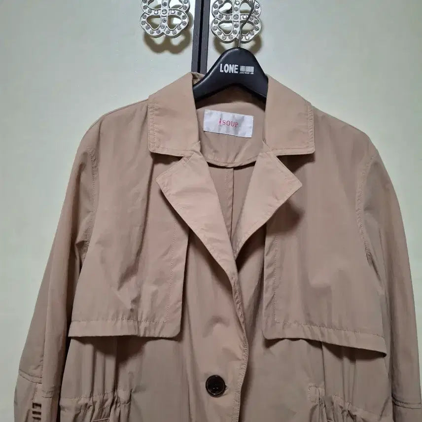 [BUNJANG] SOUP Beige Coat / SOUP 코트 66날씬77