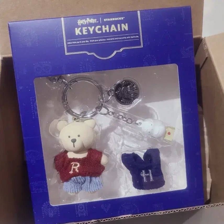 [BUNJANG] Starbucks Harry Potter Bearista Keychain / 스타벅스 해리포터 베어리스타 키체인 키링 박스미개봉 새제품