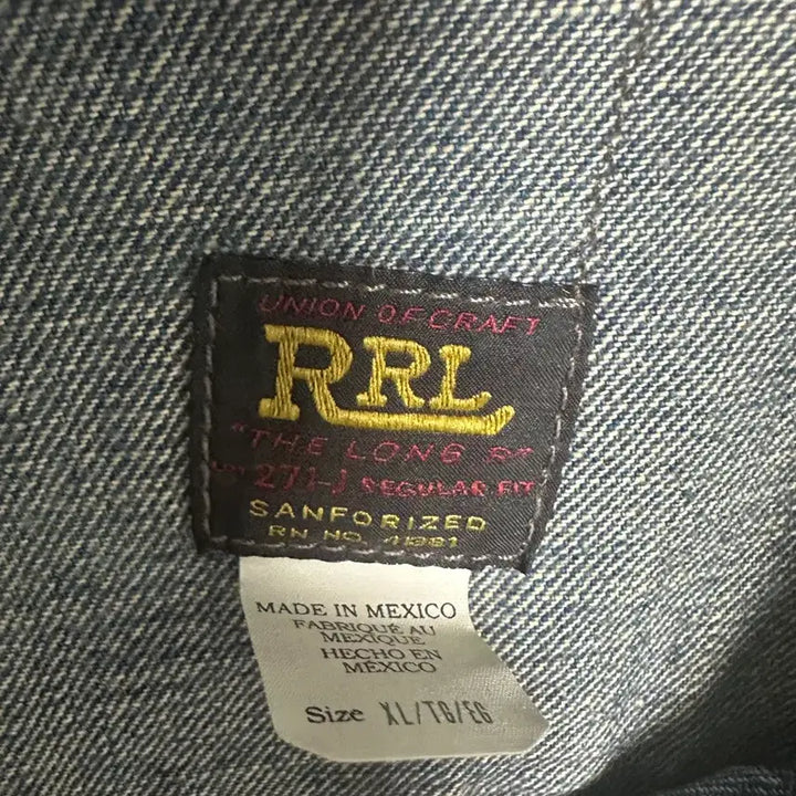 [SOLD OUT] RRL LOT271 데님 트러커 리랜드