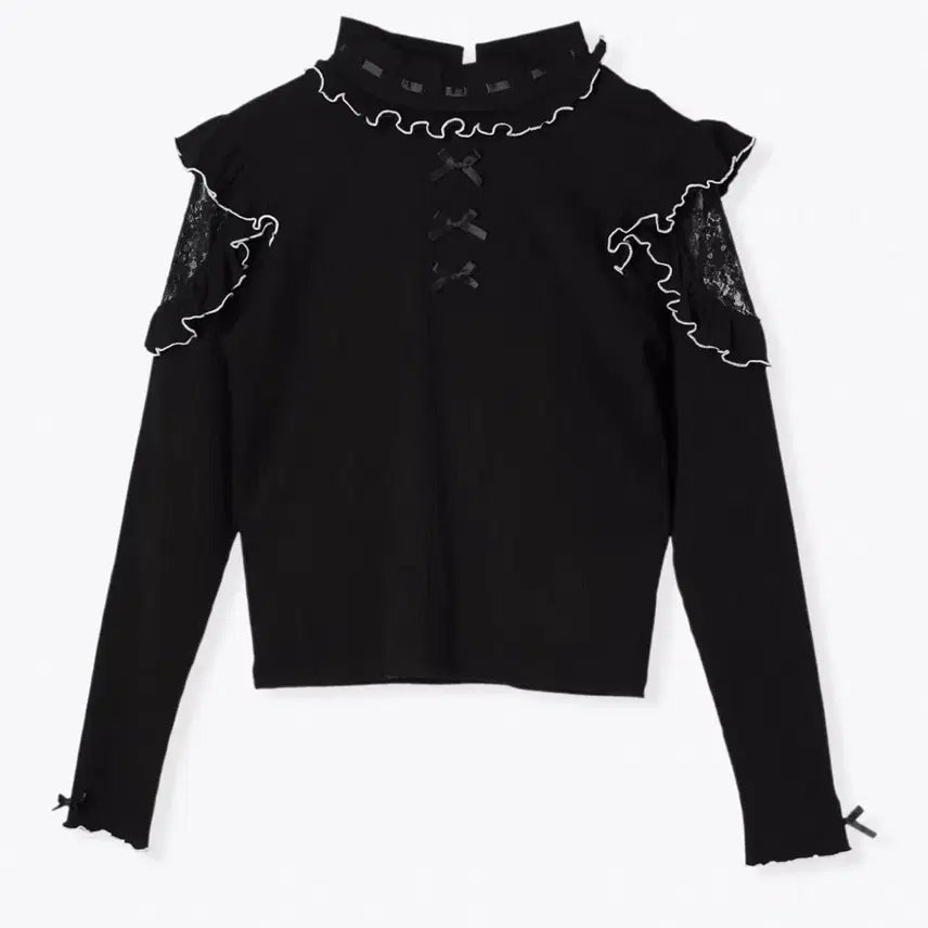 [SOLD OUT] 노에미 3연리본 오프숄더 니트