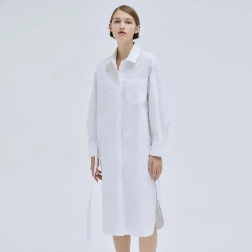 [BUNJANG] NILBY P Basic Shirt Dress / 닐바이피(NILBY P) 베이직 셔츠원피스 프리사이즈