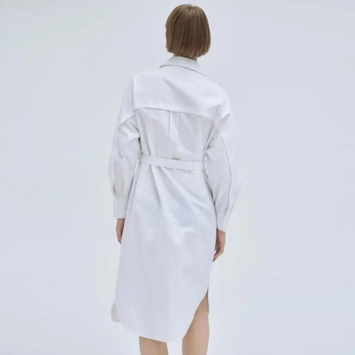 [BUNJANG] NILBY P Basic Shirt Dress / 닐바이피(NILBY P) 베이직 셔츠원피스 프리사이즈
