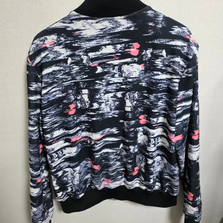 [BUNJANG] Kosmika Abstract Pattern Blouson Jacket (S) / 코스미카(Kosmika) 프랑스 브랜드 패턴 블루종 자켓 (S사이즈)