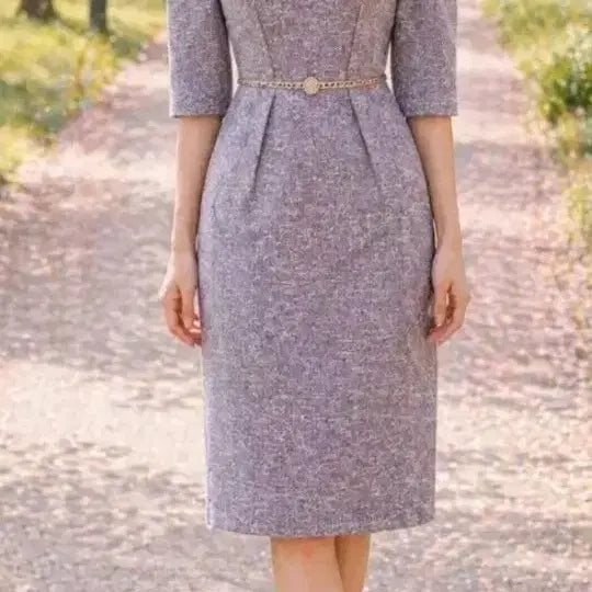[BUNJANG] MOJO.S.FENE Tweed Half Sleeve Dress / 모조에스핀 트위드 하프 슬리브 원피스(55)