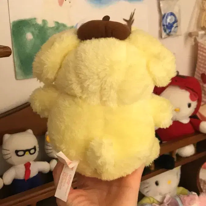 [BUNJANG] Rare Pompompurin "Potato Pudding" Plush Doll / 타임세일! 초레어! 일본 고전 폼폼푸린 인형 감자 푸딩 키티