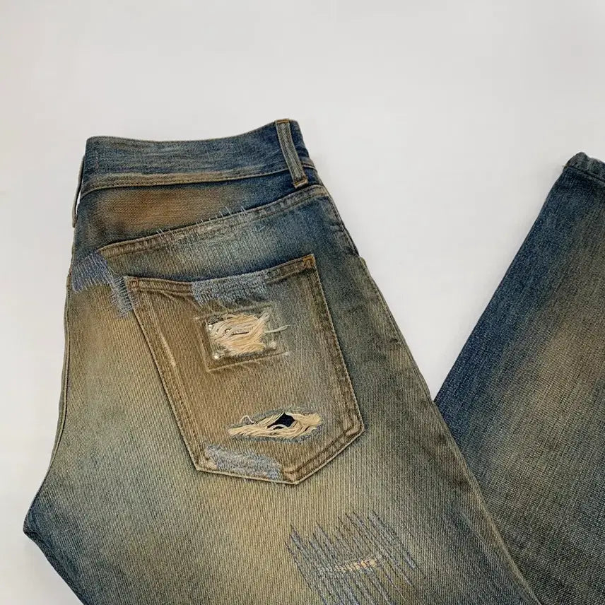 [BUNJANG] D&amp;G Distressed Denim Jeans / D&amp;G 돌체앤가바나 디스트로이드진 데님팬츠 (30)