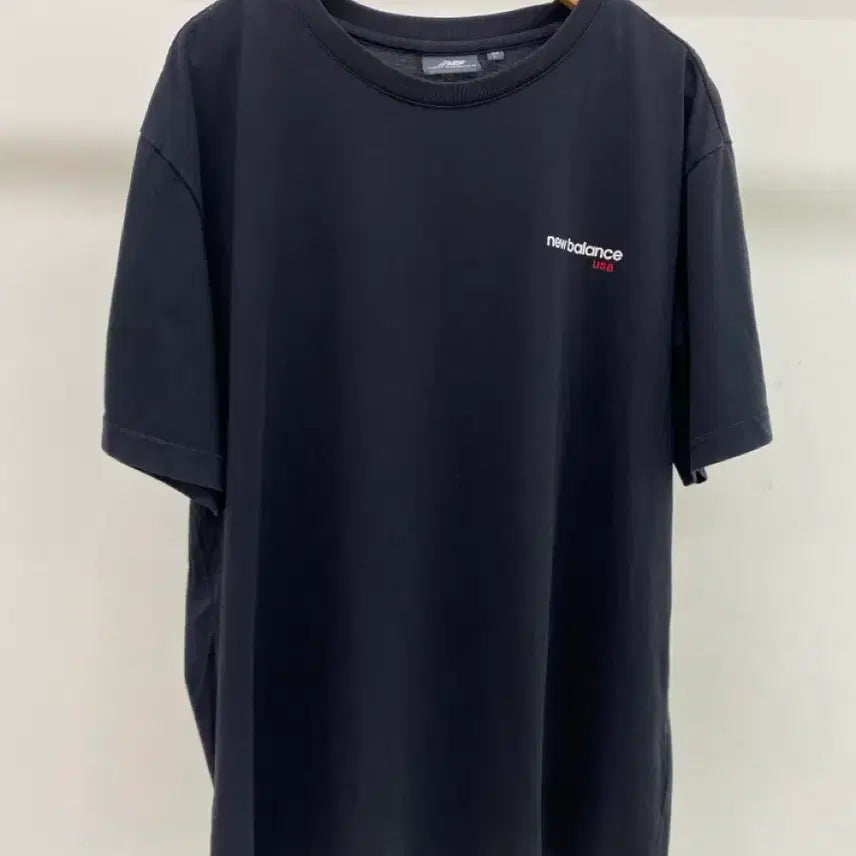 [SOLD OUT] [뉴발란스] 검정 백로고 반팔티 (L사이즈)