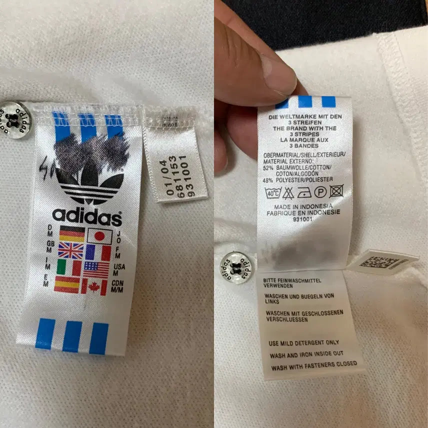 [BUNJANG] Adidas 74 World Cup Training Jacket - 04 Retro Model / ADIDAS 아디다스 74 월드컵 트레이닝 재킷-04 레트로 모델