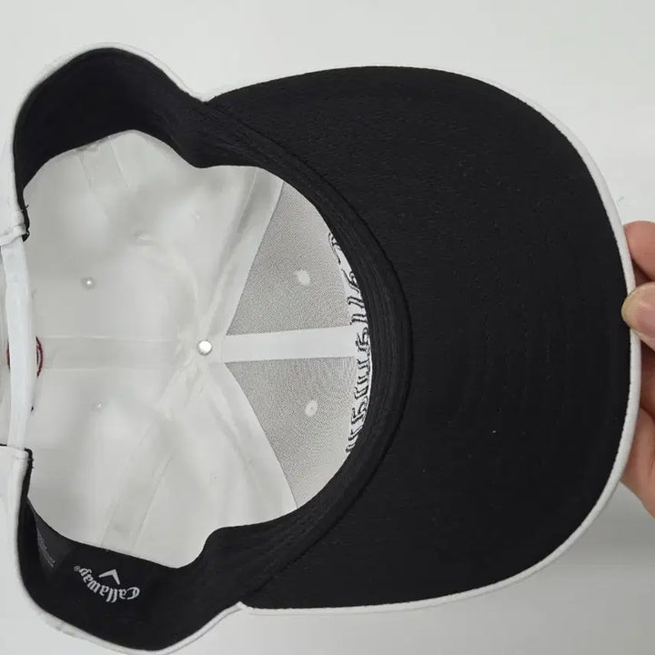 [BUNJANG] Callaway White Golf Ball Cap / 캘러웨이 화이트 볼캡 골프 모자