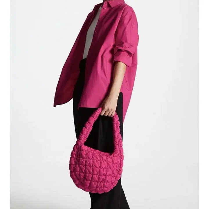 [BUNJANG] COS Quilted Shoulder Bag / COS 코스 퀼팅 숄더백 연그레이