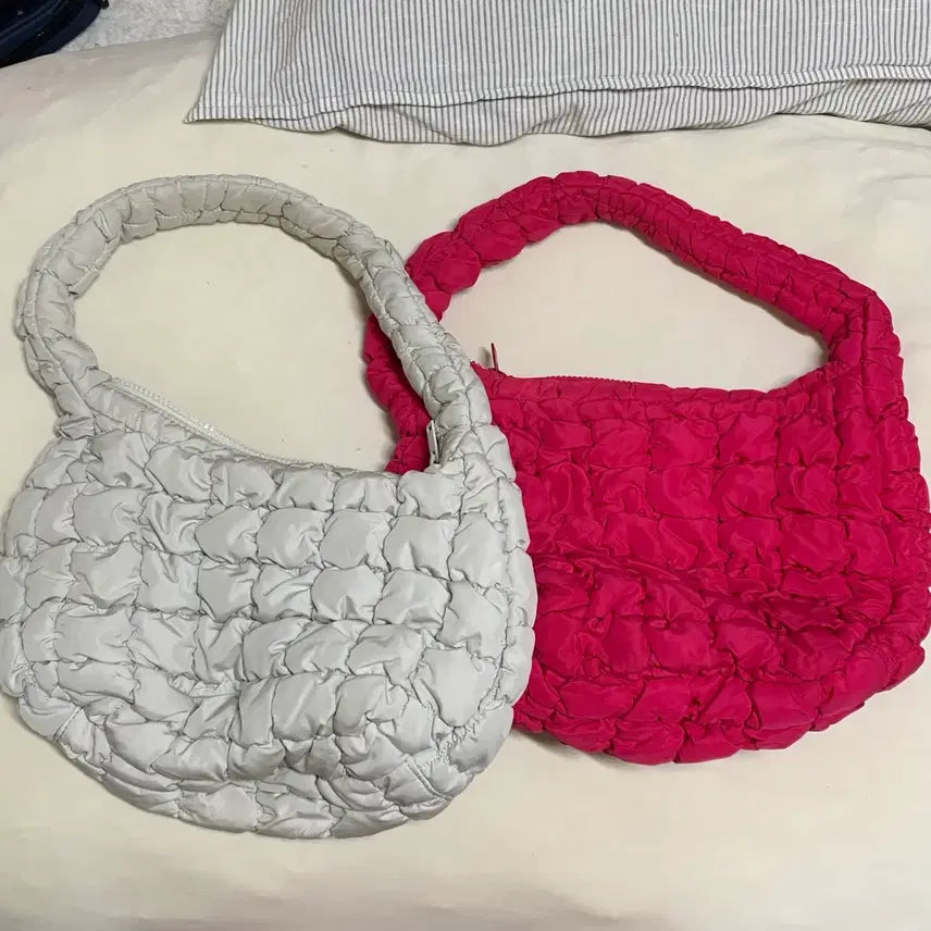 [BUNJANG] COS Quilted Shoulder Bag / COS 코스 퀼팅 숄더백 연그레이