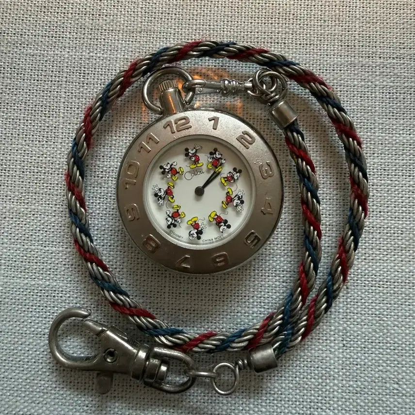 [BUNJANG] Mickey Mouse Pocket Watch / 빈티지 미키마우스 포켓 와치 Mickey Mouse 회중시계