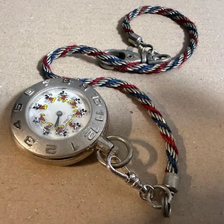 [BUNJANG] Mickey Mouse Pocket Watch / 빈티지 미키마우스 포켓 와치 Mickey Mouse 회중시계