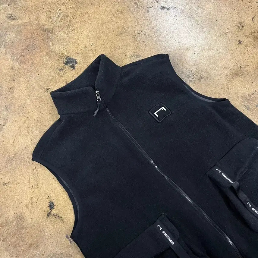 [BUNJANG] Goal Studio Black Fleece Vest / [정품/M] 골스튜디오 블랙 플리스 조끼