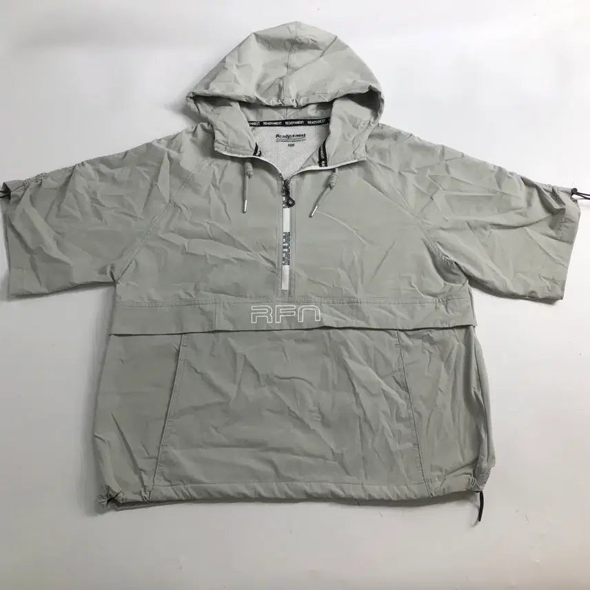 [SOLD OUT] READY4NEXT 반팔 아노락 후드티