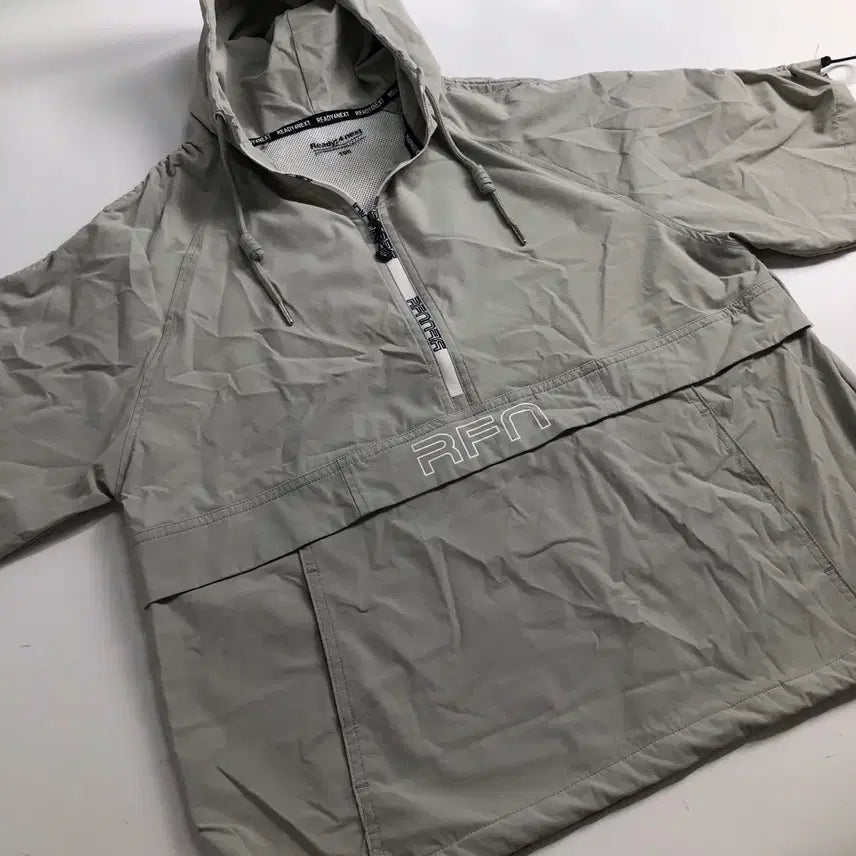 [SOLD OUT] READY4NEXT 반팔 아노락 후드티
