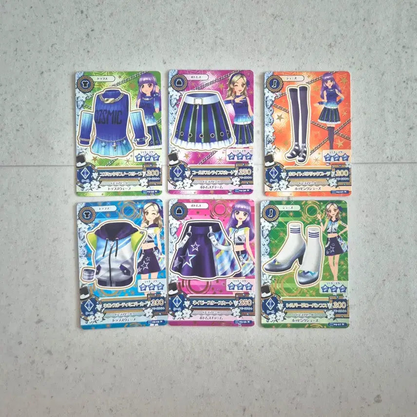 [BUNJANG] Aikatsu Rin Japanese Version Card Bundle Set / 아이카츠 린 일판 카드 5세트 일괄판매