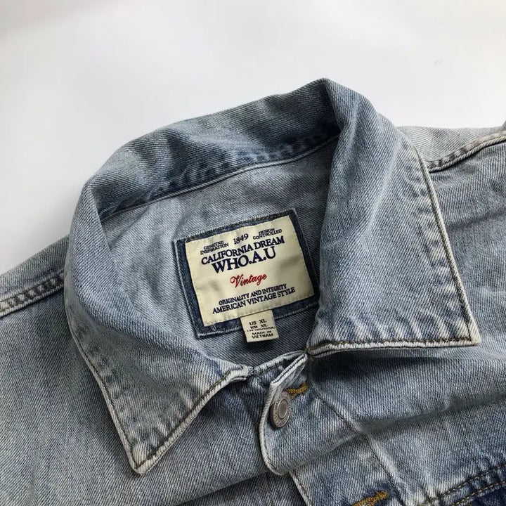 [BUNJANG] WHO.A.U Denim Jacket / WHO.A.U 데님 청자켓