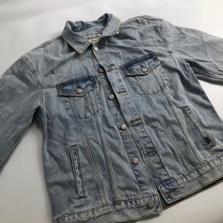 [BUNJANG] WHO.A.U Denim Jacket / WHO.A.U 데님 청자켓