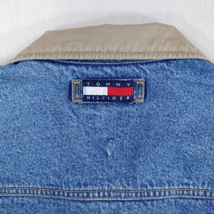 [BUNJANG] Tommy Hilfiger Vintage Denim Jacket / 90년대 타미힐피거 오버핏 올드스쿨 데님자켓 M
