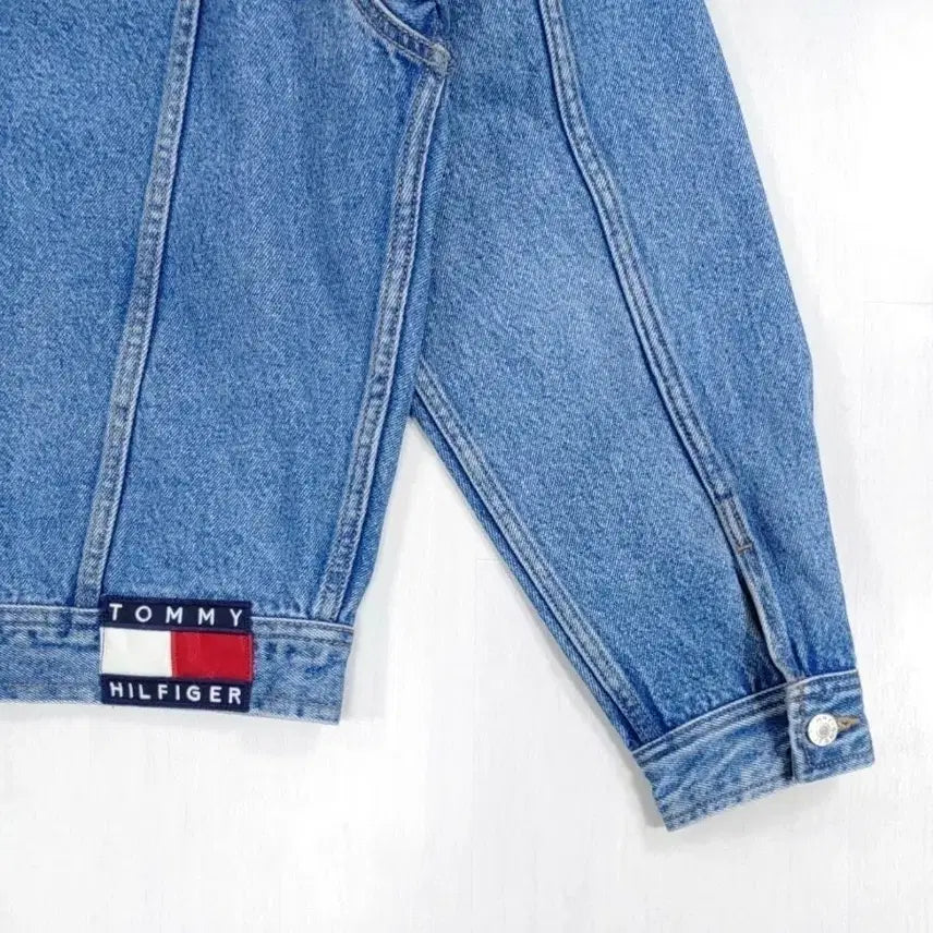 [BUNJANG] Tommy Hilfiger Vintage Denim Jacket / 90년대 타미힐피거 오버핏 올드스쿨 데님자켓 M