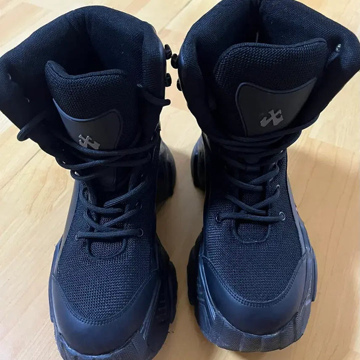 [BUNJANG] YEEL LEEY Platform Walker Boots / 와이이이엘 YEEL LEEY 플랫폼 워커 부츠