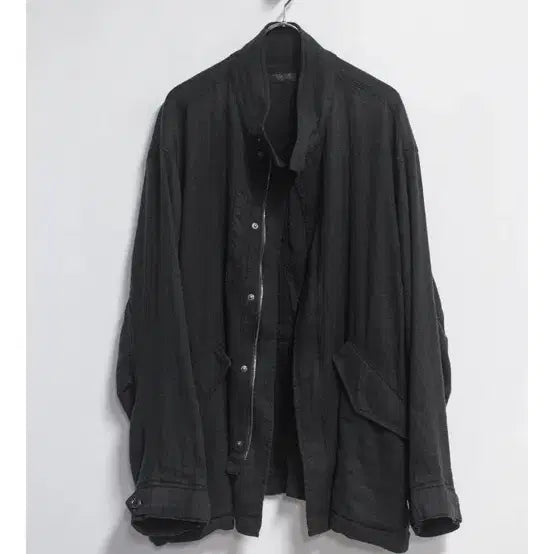 [SOLD OUT] 고낙 26ss 린넨 실크 모즈자켓 블랙m사이즈