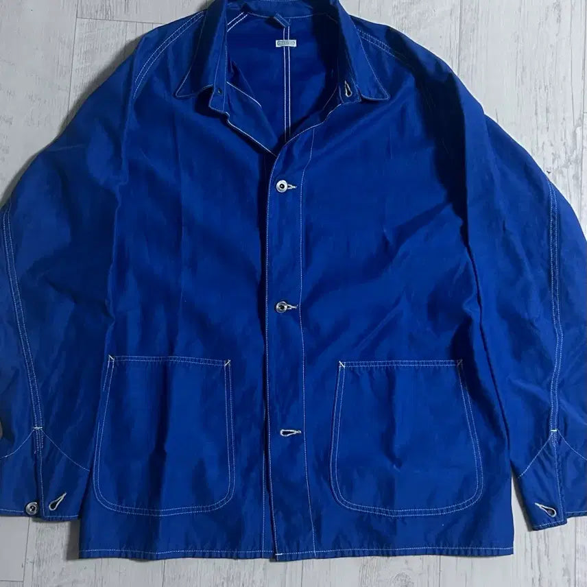 [BUNJANG] Apresse Blue Work Jacket / 아프레쎄 블루 워크 자켓 1