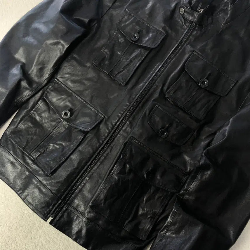 [BUNJANG] Kinloch Edie Sliman Leather Jacket / 킨로치 에디슬리먼맛 레더자켓