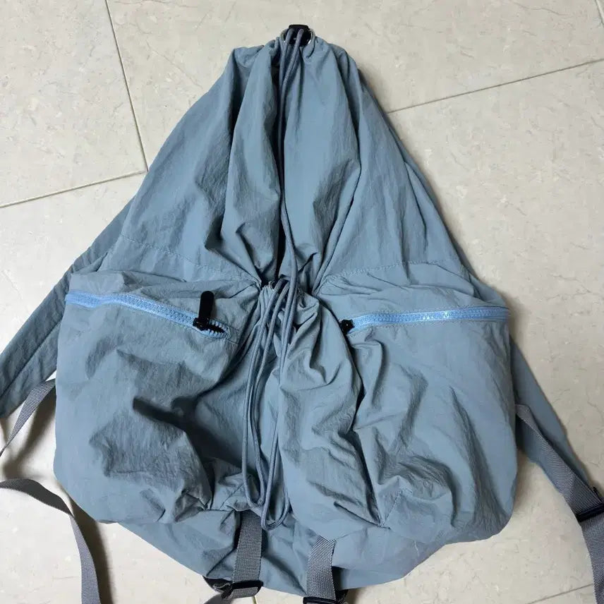 [BUNJANG] Nylon String Backpack / 나일론 스트링 백팩