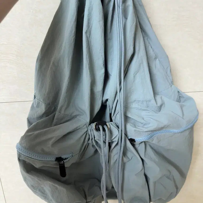 [BUNJANG] Nylon String Backpack / 나일론 스트링 백팩