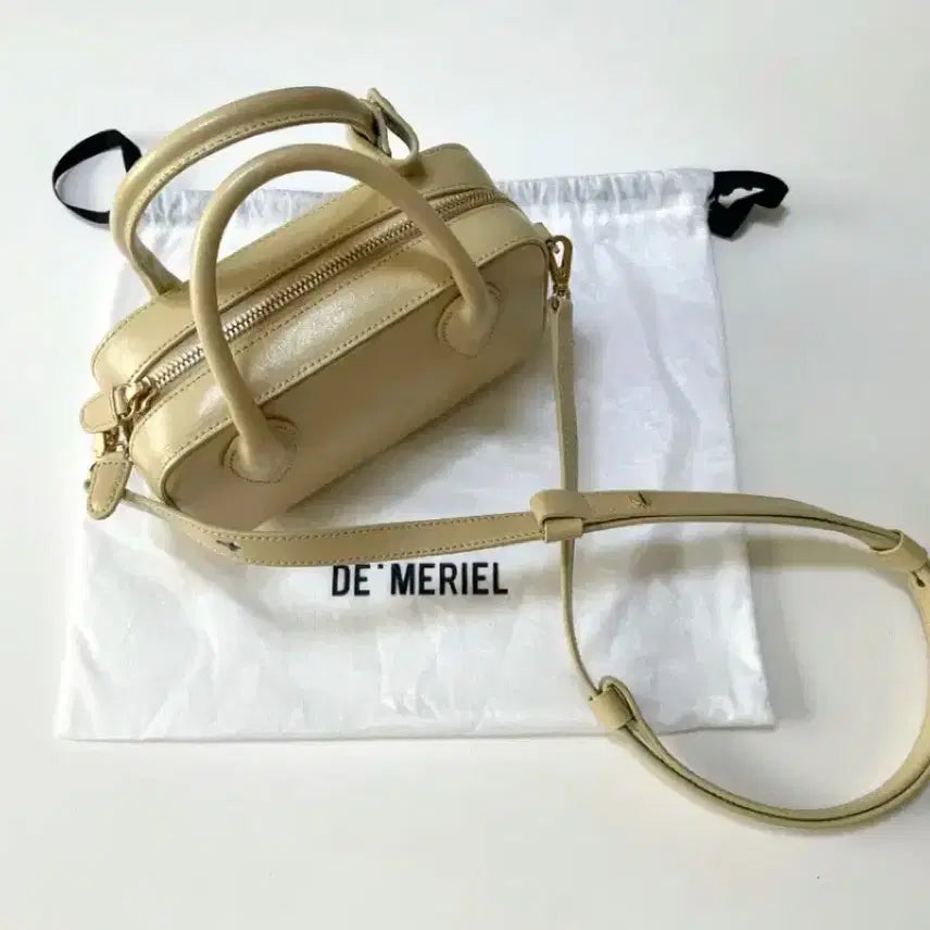 [SOLD OUT] 드메리엘 볼링백 스몰 버터(새제품)