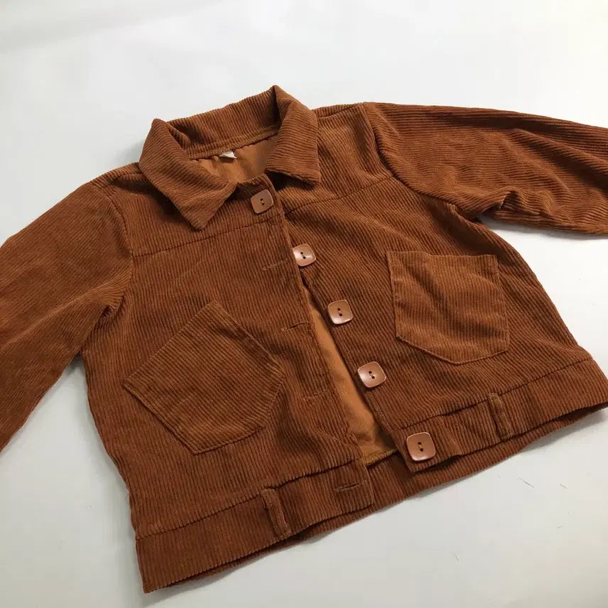[BUNJANG] Corduroy Brown Jacket / 코듀로이 브라운 자켓