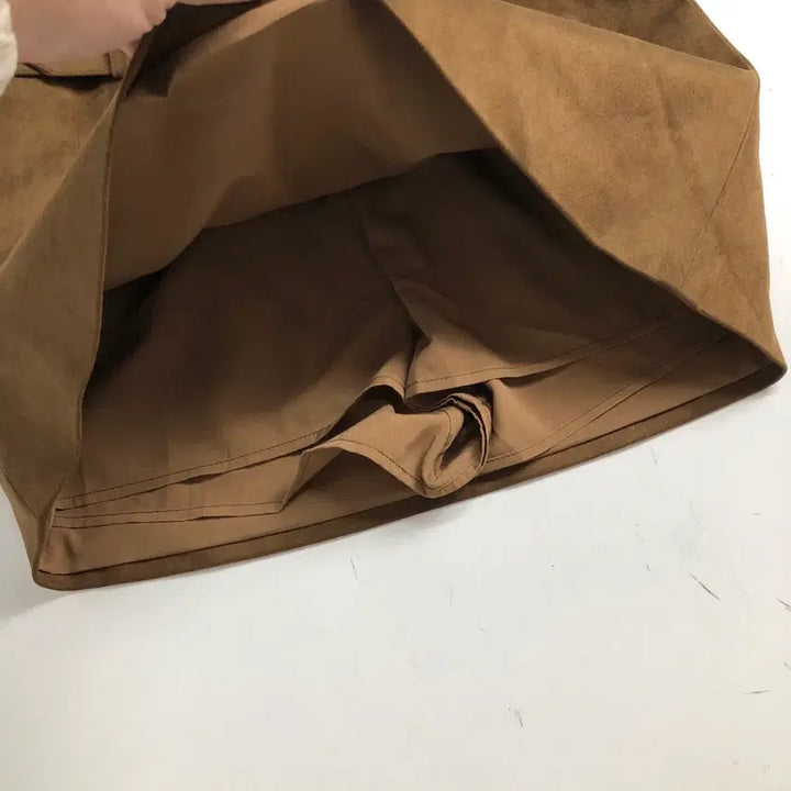 [SOLD OUT] 스웨이드 벨트 미니 스커트