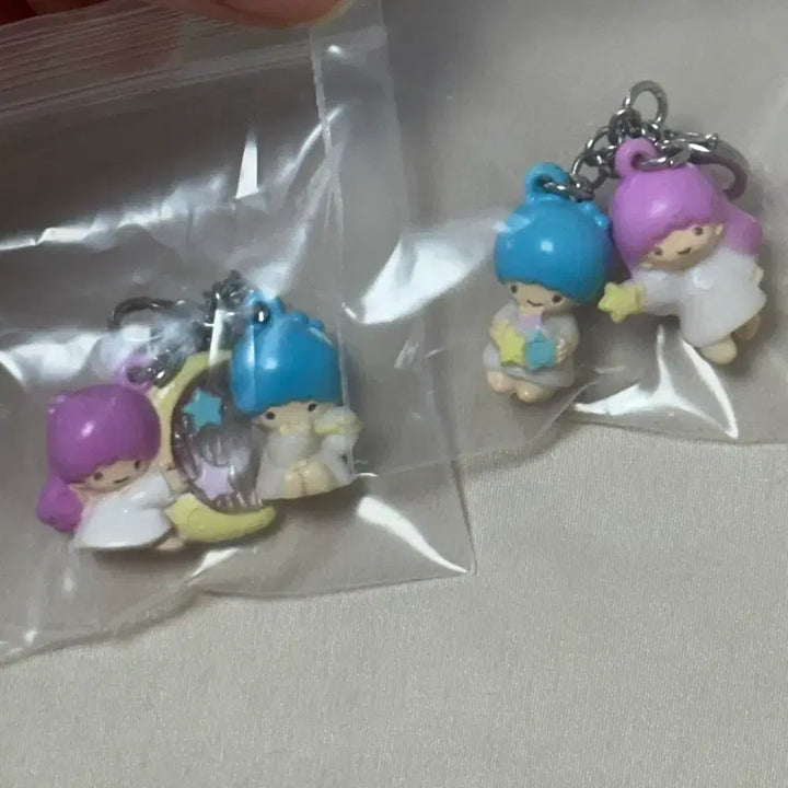 [BUNJANG] Kiki &amp; Lala Little Twin Stars Strap Keyring Bundle / 고전 키키라라 리틀트윈스타 스트랩 키링 알맹이 일괄
