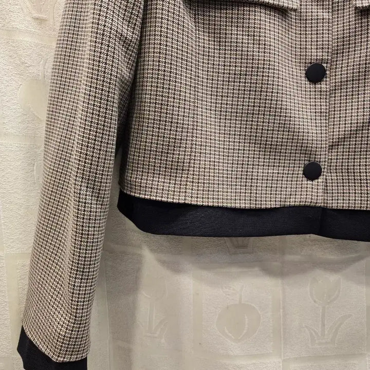 [BUNJANG] ZARA Checkered Crop Jacket / 자라 ZARA 체크 크롭 자켓 S