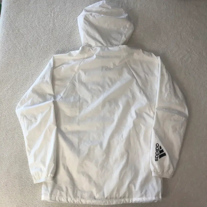 [BUNJANG] Adidas White Windbreaker Jacket / 아디다스 화이트 바람막이