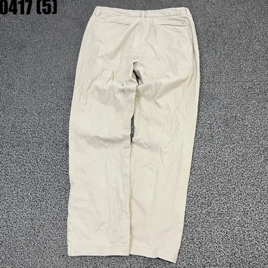 [BUNJANG] Nautica Beige Cotton Pants / Nautica 노티카 베이지 면바지