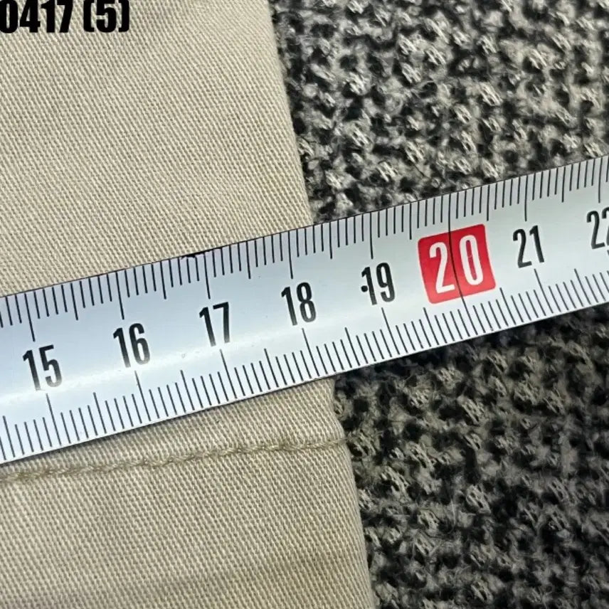 [BUNJANG] Nautica Beige Cotton Pants / Nautica 노티카 베이지 면바지